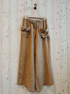 REF 6507 100% LINEN TROUSERS TWO POCKETS: PISTACHIO