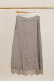 Linen Skirt REF. 80126: Wasabi