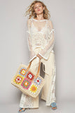 Crochet Bag: NATURAL MULTI / OS