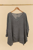 Blouse in 50% linen and 50% cotton REF. 4652: White