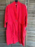 Jacket 62411 100% linen made in Italy: Rouille