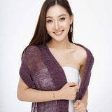 100% Cotton Fair Trade Scarf for Fall, Winter, and Spring: Pearl
