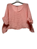 18415 TOP IN LINEN SPRING SUMMER CLOTHING: MOLE