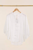 100% Linen Shirt REF. 9230: White