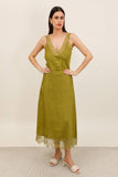 Linen Skirt REF. 80126: Taupe