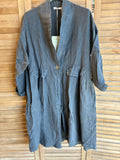 Jacket 62411 100% linen made in Italy: Rouille