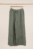 100% Linen Trousers REF. 5105: Sky Blue