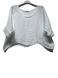 18415 TOP IN LINEN SPRING SUMMER CLOTHING: MOLE