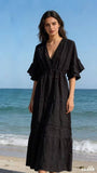 Linen dress REF. 72341: Wasabi