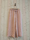 REF 64016 BASIC LINEN TROUSERS 100%: BEIGE
