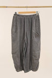 100% Linen Trousers REF. 9530: Navy