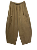 28403 CORDUROY PANTS, 100% COTTON: CHOCO