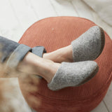 MITA Unisex Felt Mule Slippers EU36-EU46: Rust Orange / EU37 (UK4)