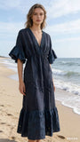 Linen dress REF. 72341: Wasabi