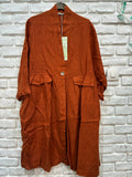 Jacket 62411 100% linen made in Italy: Bordeaux