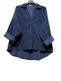 48902 FINE-WALE CORDUROY SHIRT: CAMEL