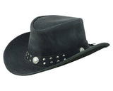 Arizona Leather Hats for Men & Women Cowboy western style: Redish / L