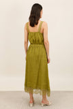 Linen Skirt REF. 80126: Taupe