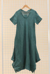100% Linen Dress REF. 3647: Khaki