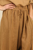 Linen trousers REF. 4850 (30633): Camel