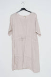100% linen dresses REF. 1436: Khaki