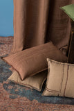 Linen Meadow Pillowcase: Cinnamon Brown / 20"x28" / 50x70 cm