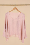 61113 100% COTTON SWEATER: KAKI