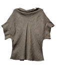 3408 LINEN BLOUSE: Beige