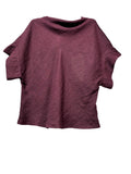 3408 LINEN BLOUSE: ANTHRACITE