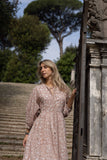 Cotton Venus Midi Dress ~ Ecru: L ~ Bust 48" / Length 50"