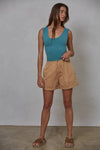 S1187N | Double Layered Seamless Top: Hyacinth / ML
