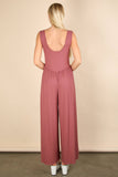 NP70810-Casual Ribbed Knit Sleeveless Jumpsuit: BLACK / S-M-L/2-2-2