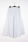 100% linen trousers REF.30235: Light Grey / Unique