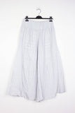 100% linen trousers REF.30235: Light Grey / Unique