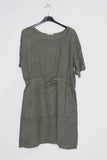 100% linen dresses REF. 1436: Khaki