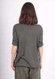 69461 BASIC COTTON TSHIRT: Brun