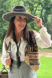 Balinese Walks Vest - Stripe: Large/X-Large