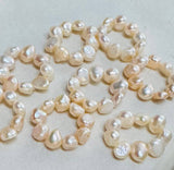 Peach Pearl Stretch Bandana Charm