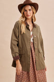 BARN JACKET: COGNAC / L