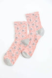 Eco-Friendly Jacquard Star Design Socks 🌟: White