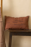 Linen Meadow Pillowcase: Cinnamon Brown / 20"x28" / 50x70 cm