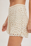 CROCHET SHORTS: MUSHROOM / S