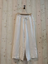 REF 64016 BASIC LINEN TROUSERS 100%: BEIGE
