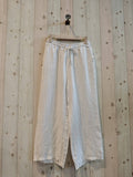 REF 64016 BASIC LINEN TROUSERS 100%: BEIGE