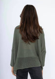 61113 100% COTTON SWEATER: KAKI