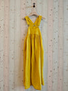 REF 72202 100% LINEN CHEST STYLE DRESS: White