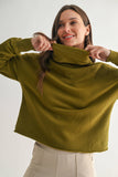 Lounge Layer Long Sleeve Turtleneck: CAMO GREEN / S:M:L (2:2:2)