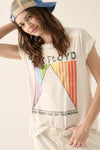 Pink Floyd Dark Side of the Moon Graphic Tee: Ivory / M