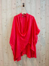 REF 83591 OVERSIZE BLOUSE 100% LINEN: CAMEL