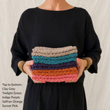 VARGA Unisex Banana Yarn Wristwarmers: Saffron Orange